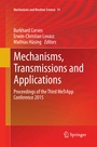 Cover: Mechanisms, Transmissions and Applications - Springer