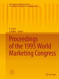 Cover: Proceedings of the 1995 World Marketing Congress - Springer
