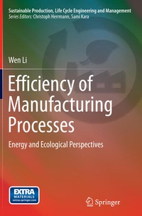 Enlarge image Cover: Efficiency of Manufacturing Processes - Springer