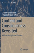 Cover: Content and Consciousness Revisited - Springer