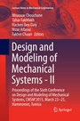 Cover: Design and Modeling of Mechanical Systems - II - Springer