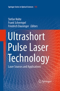 Abbildung von: Ultrashort Pulse Laser Technology - Springer