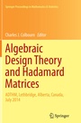 Cover: Algebraic Design Theory and Hadamard Matrices - Springer