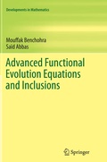 Cover: Advanced Functional Evolution Equations and Inclusions - Springer