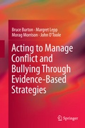 Cover: Acting to Manage Conflict and Bullying Through Evidence-Based Strategies - Springer