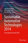 Cover: Sustainable Automotive Technologies 2014 - Springer
