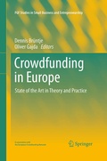 Cover: Crowdfunding in Europe - Springer