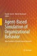 Cover: Agent-Based Simulation of Organizational Behavior - Springer