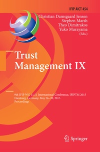 Abbildung von: Trust Management IX - Springer