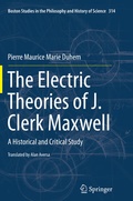 Cover: The Electric Theories of J. Clerk Maxwell - Springer