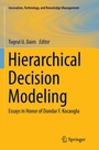 Cover: Hierarchical Decision Modeling - Springer