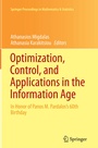 Cover: Optimization, Control, and Applications in the Information Age - Springer