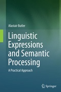Cover: Linguistic Expressions and Semantic Processing - Springer