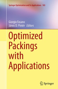 Enlarge image Cover: Optimized Packings with Applications - Springer