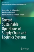 Cover: Toward Sustainable Operations of Supply Chain and Logistics Systems - Springer