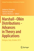 Cover: Marshall Olkin Distributions - Advances in Theory and Applications - Springer