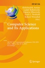 Cover: Computer Science and Its Applications - Springer
