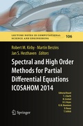 Cover: Spectral and High Order Methods for Partial Differential Equations ICOSAHOM 2014 - Springer