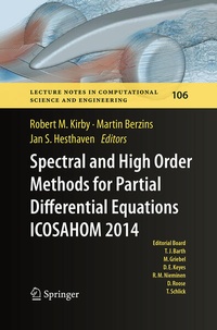 Enlarge image Cover: Spectral and High Order Methods for Partial Differential Equations ICOSAHOM 2014 - Springer