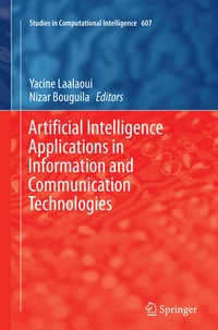 Enlarge image Cover: Artificial Intelligence Applications in Information and Communication Technologies - Springer