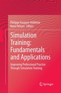 Enlarge image Cover: Simulation Training: Fundamentals and Applications - Springer