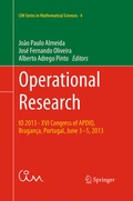 Cover: Operational Research - Springer