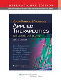 Abbildung von: Koda-Kimble and Young's Applied Therapeutics - Lippincott Williams and Wilkins