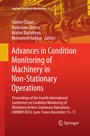Cover: Advances in Condition Monitoring of Machinery in Non-Stationary Operations - Springer