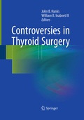 Cover: Controversies in Thyroid Surgery - Springer