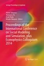 Cover: Proceedings of the International Conference on Social Modeling and Simulation, plus Econophysics Colloquium 2014 - Springer