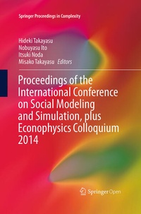 Enlarge image Cover: Proceedings of the International Conference on Social Modeling and Simulation, plus Econophysics Colloquium 2014 - Springer