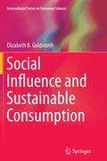 Cover: Social Influence and Sustainable Consumption - Springer