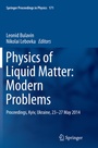 Cover: Physics of Liquid Matter: Modern Problems - Springer