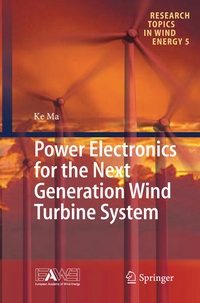 Enlarge image Cover: Power Electronics for the Next Generation Wind Turbine System - Springer