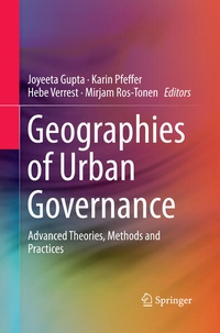 Bild: Geographies of Urban Governance - Springer