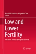 Cover: Low and Lower Fertility - Springer