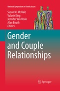 Cover: Gender and Couple Relationships - Springer