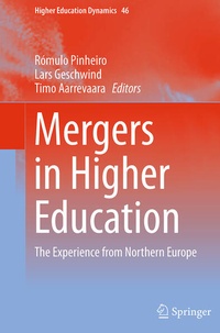 Enlarge image Cover: Mergers in Higher Education - Springer