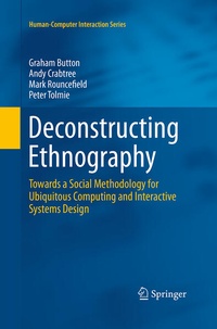 Enlarge image Cover: Deconstructing Ethnography - Springer