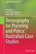 Cover: Demography for Planning and Policy: Australian Case Studies - Springer