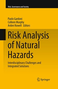 Abbildung von: Risk Analysis of Natural Hazards - Springer