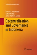 Bild: Decentralization and Governance in Indonesia - Springer