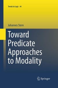 Enlarge image Cover: Toward Predicate Approaches to Modality - Springer