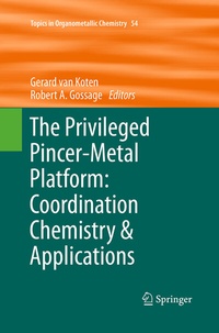 Abbildung von: The Privileged Pincer-Metal Platform: Coordination Chemistry & Applications - Springer