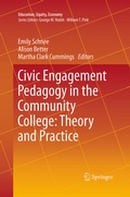 Cover: Civic Engagement Pedagogy in the Community College: Theory and Practice - Springer