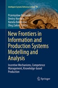 Cover: New Frontiers in Information and Production Systems Modelling and Analysis - Springer