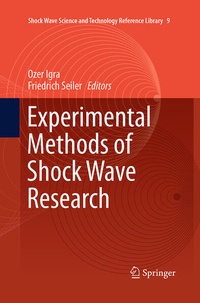 Enlarge image Cover: Experimental Methods of Shock Wave Research - Springer