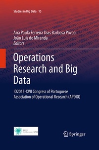 Enlarge image Cover: Operations Research and Big Data - Springer