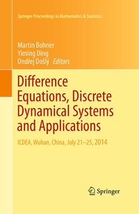 Enlarge image Cover: Difference Equations, Discrete Dynamical Systems and Applications - Springer
