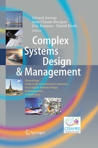 Enlarge image Cover: Complex Systems Design & Management - Springer